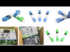 Connecteur rapide Ftth Sc Apc Accessoires à fibre optique à mode unique