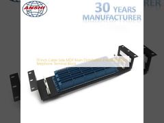 19 pouces de câble côté MDF cadre de distribution principal 100 paires bloc terminal téléphonique