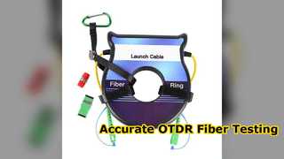 Solution de test de fibre de boîtier de câble de lancement OTDR
