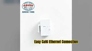 Connecteur Ethernet facile ANSHI Cat6 RJ45 Keystone Jack