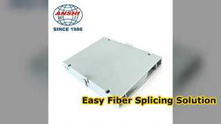 ANSHI 12 Core Fiber Optic Splice Tray Easy Install