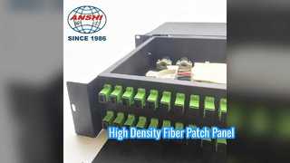 Panneau de brassage fibre à montage en rack 1U, solution à 48 ports