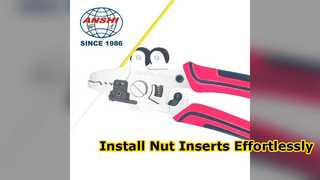 Outil d'installation et de retrait d'insert d'écrou portable