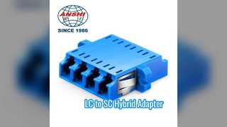 Adaptateur fibre optique hybride LC vers SC, coupleur haute performance