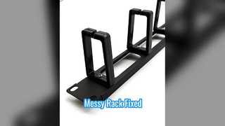 Gestionnaire de câbles en rack 1U Réseau propre