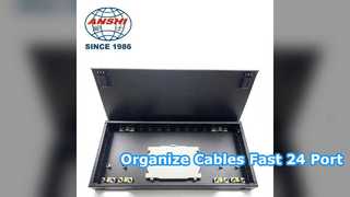 24 Port 0 5U Empty Patch Panel Rack Mount Network Solution