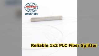 1x2 PLC Fiber Splitter High Reliability FTTH Solution