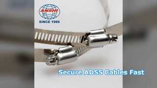 Guide d'installation du collier de serrage de câble aval ADSS
