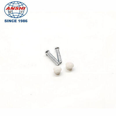 ANSHI British Style ABS Material Network Cable Faceplate with Dust Shutter for RJ45 Ethernet Wall Plate