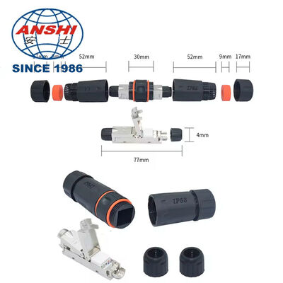Waterproof Mini Sc/Pdlc/Odva/Odc/Aarc/Fullaxs Connectors Compatible with Field Tactical YG for Indoor Outdoor Use 4G/3G Network