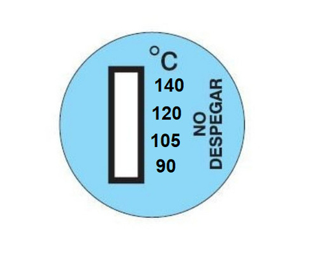 Bandes d'indicateur de température irréversible de 40 à 180°C pour la surveillance du moteur