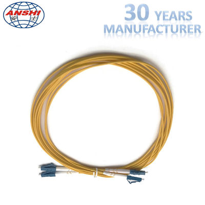 Cordon de brassage fibre optique 2 mètres LC/UPC-LC/UPC, câble fibre optique duplex G652D G657A1