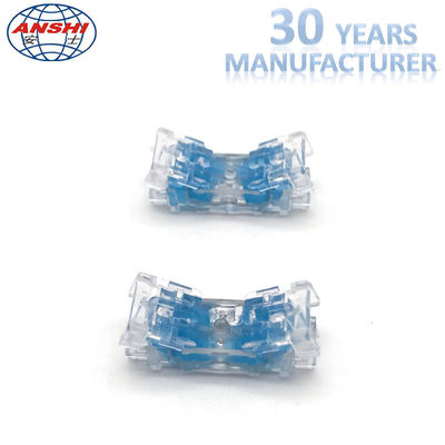 Connecteur en ligne à quatre paires connecteurs de fil 0,4 - 0,7 mm joint de verrouillage transparent rempli de gel