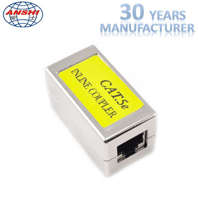 JACK RJ45 KEYSTONE passage blindé Jack Keystone Cat5e CAT6 métal directement à travers le coupleur en ligne