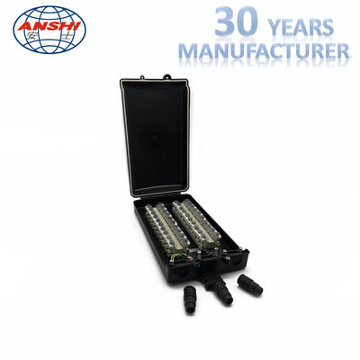 20 Bloc de bornes d'abonnés en paire avec protection IP55 pour boîte STB montée sur mur et poteau