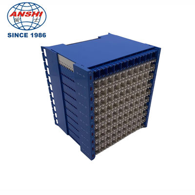 Bloc de borne de cadre principal de distribution MDF à haute densité 100 paires avec protection contre la tension et le courant