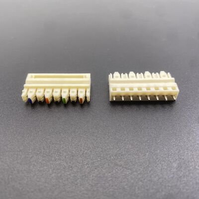 8 broches 110 type PCB IDC Connector 4 imprimé en couleur Bloc de borne avec 3,81 mm de hauteur pour des connexions électriques fiables