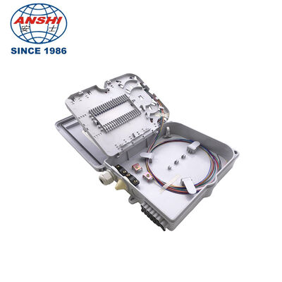 12-Core Fiber Optic Distribution Box with LC Simplex Adapters & IP65 Protection for FTTH Applications