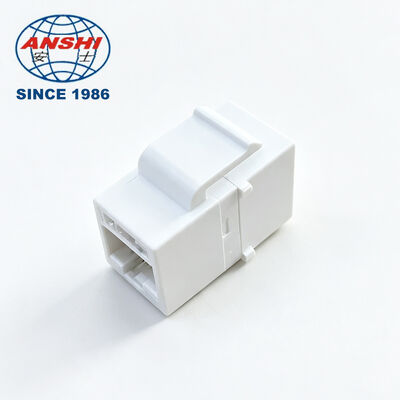 ANSHI Jack Keystone RJ45 CAT5E CAT6 CAT6A UTP sans blindage, sans outil à 180 degrés, pièces de télécommunication