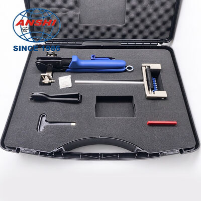 Kit d'outils de poinçonnage 10 paires, jeu d'outils manuels de terminaison IDC pour panneau de brassage télécom, outils de terminaison de câblage avec peigne, extracteur et étui de rangement rigide