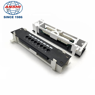 Type port de CAT5e 110 IDC du tableau de connexions de bâti de support 1U 8